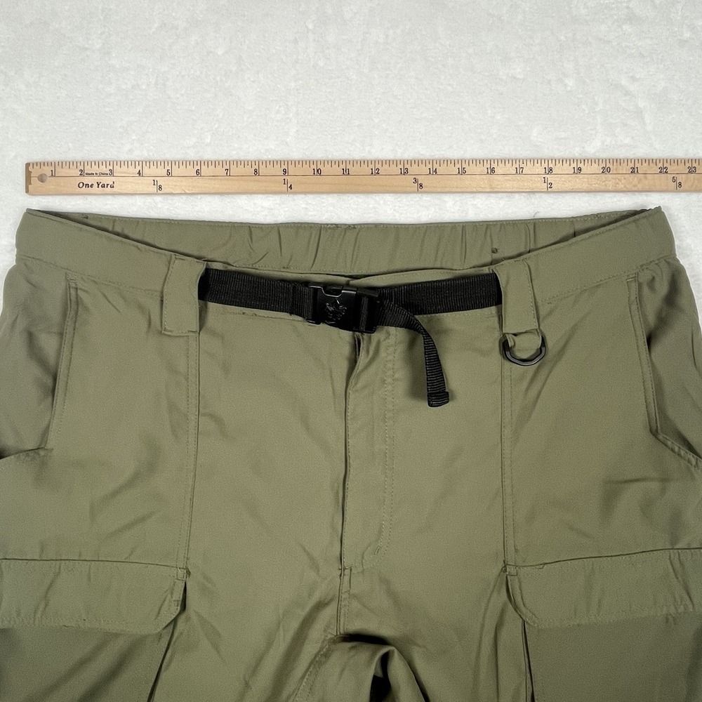 Boy Scouts Of America Pants XL Green Switchback Convertible Cargo Belt Unhemmed - Picture 9 of 11